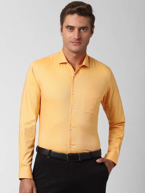 

Peter England Men Orange Slim Fit Opaque Formal Shirt