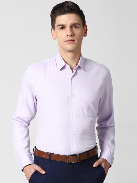 

Peter England Men Purple Opaque Formal Shirt