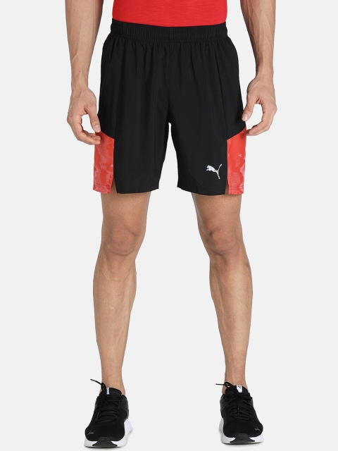 

Puma Men Black Colourblocked Regular Shorts