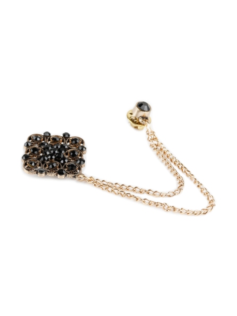 

Alvaro Castagnino Men Black & Gold-Toned Lapel Pin