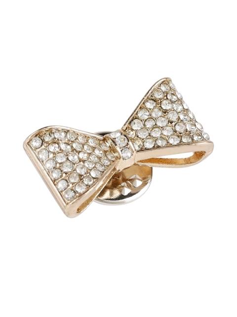 

Alvaro Castagnino Men White Gold Plated Metal Brooch