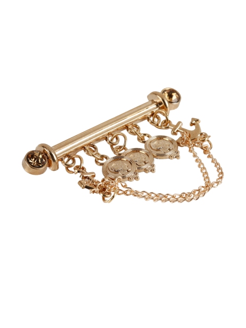 

Alvaro Castagnino Men Gold Coloured Brooch