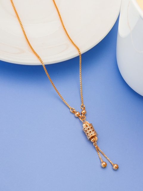 

aadita Women Gold-Toned Mangalsutra