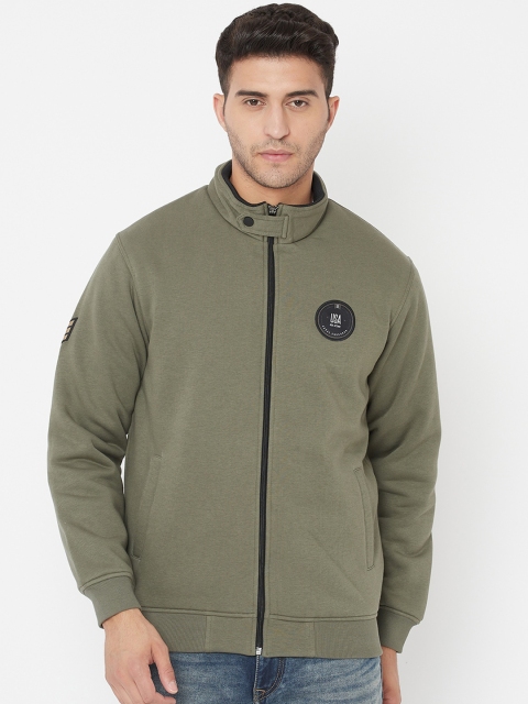 

Octave Men Olive Green Sweatshirt