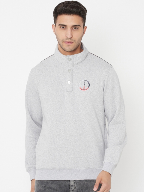 

Octave Men Grey Fleece Sweatshirt