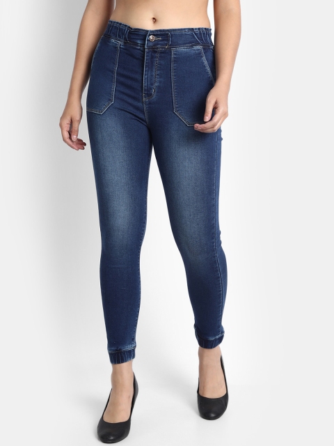 

BROADSTAR Women Blue Jean Skinny Fit Light Fade Stretchable Jeans