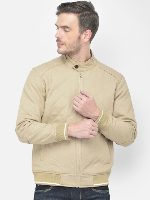 

Canary London Men Beige Bomber Jacket