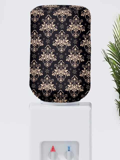 

Cortina Unisex Black & Beige Printed Water Dispenser Appliance Cover