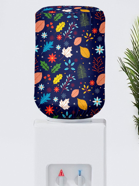 

Cortina Navy Blue & Coral Printed Appliance Covers
