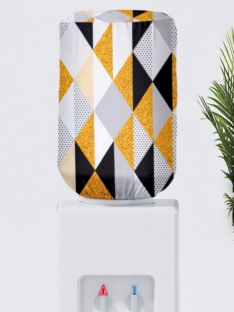 

Cortina Yellow & White Printed Dispenser Bottle Cover
