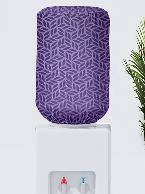 

Cortina Purple Geometric Printed Water Dispenser Cover