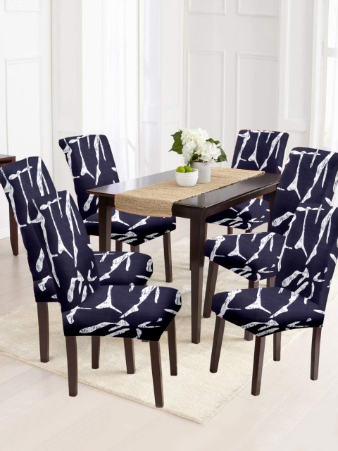 

Cortina Set Of 6 Black & White Chair Cover