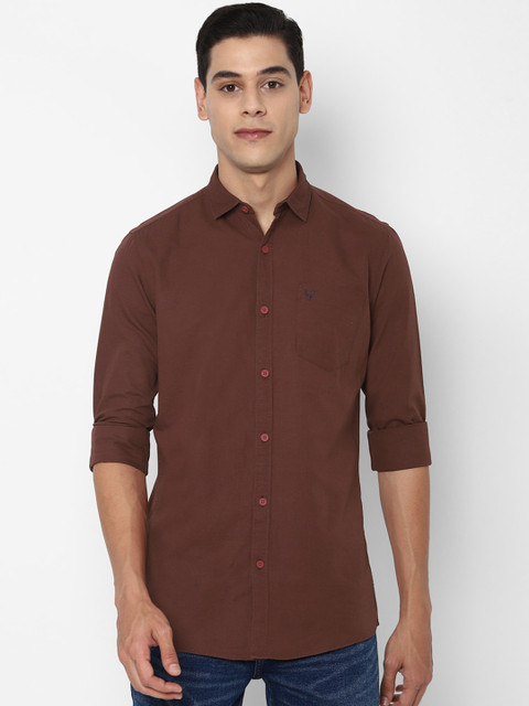 

Allen Solly Sport Men Brown Opaque Casual Shirt