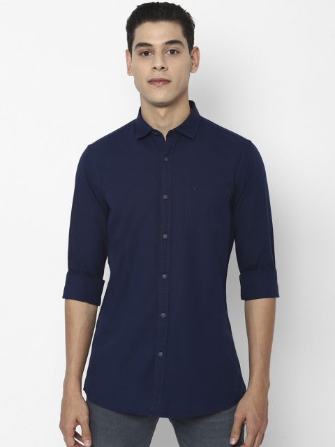 

Allen Solly Sport Men Navy Blue Opaque Casual Shirt