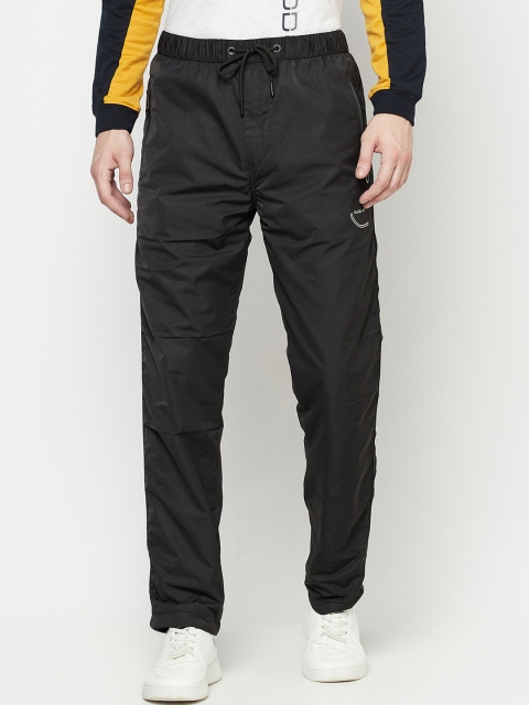 

Octave Men Black Solid Cotton Track Pants