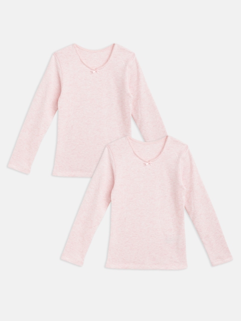 

Marks & Spencer Girls Pack of 2 Pink Thermal Tops