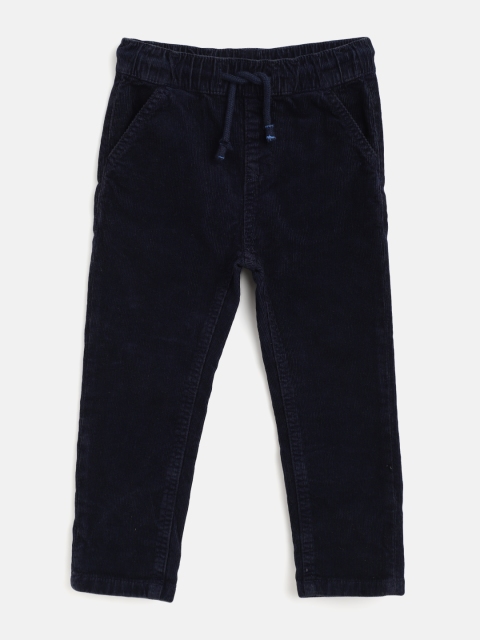 

Marks & Spencer Boys Navy Blue Solid Corduroy Trousers