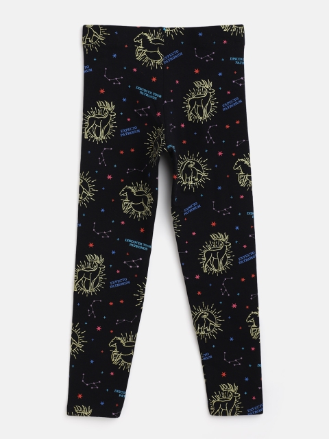 

Marks & Spencer Girls Black & Gold Harry Potter Edition Leggings