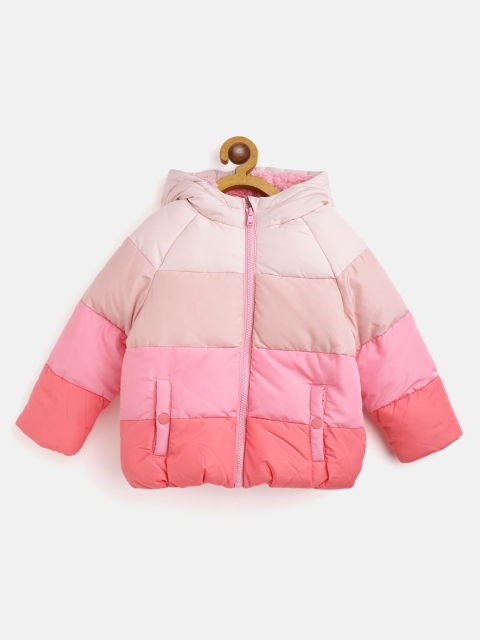 

Marks & Spencer Girls Pink Hooded Jacket