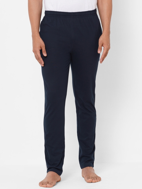

Sweet Dreams Men Navy Blue Cotton Solid Pyjama