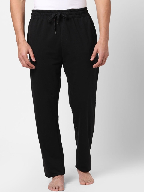 

Sweet Dreams Men Black Solid Cotton Straight Joggers MP-1411AU