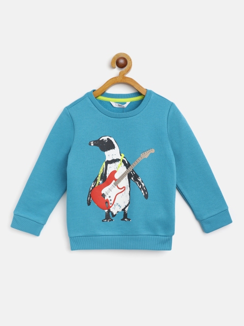 

Marks & Spencer Boys Blue & White Penguin Printed Sweatshirt