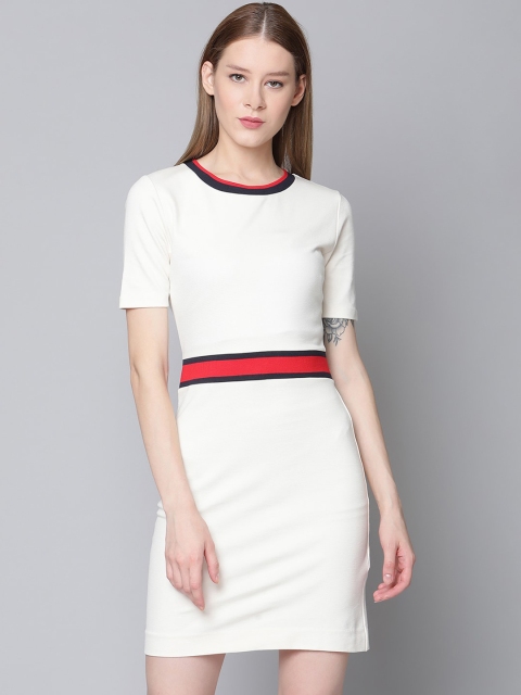 

GANT White & Red Colourblocked Sheath Mini Dress