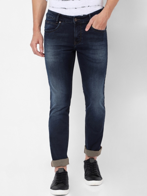 

Mufti Men Blue Slim Fit Heavy Fade Stretchable Jeans