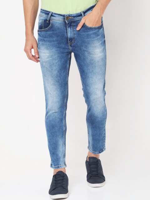 

Mufti Men Blue Slim Fit Heavy Fade Stretchable Jeans