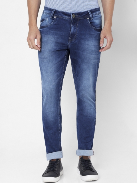 

Mufti Men Blue Skinny Fit Heavy Fade Stretchable Jeans