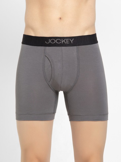 

Jockey Men Gun Metal Boxer Brief : Style Number # IC34, Grey