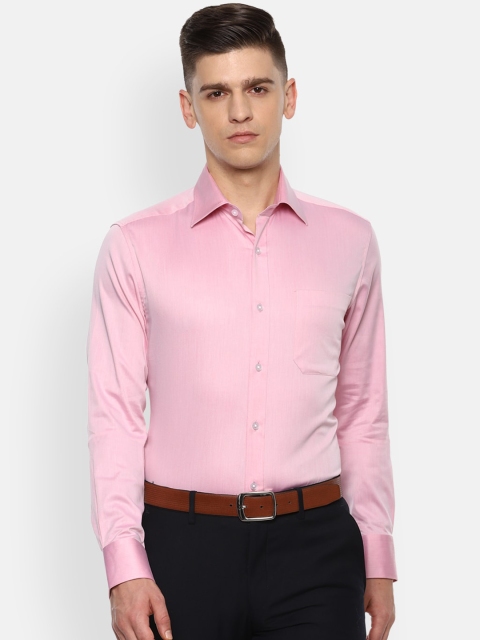 

Louis Philippe Men Pink Opaque Formal Shirt