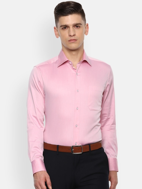 

Louis Philippe Men Pink Opaque Formal Shirt