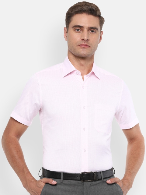 

Louis Philippe Men Pink Opaque Formal Shirt