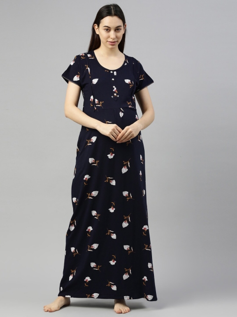 

GOLDSTROMS Black Printed Maxi Nightdress