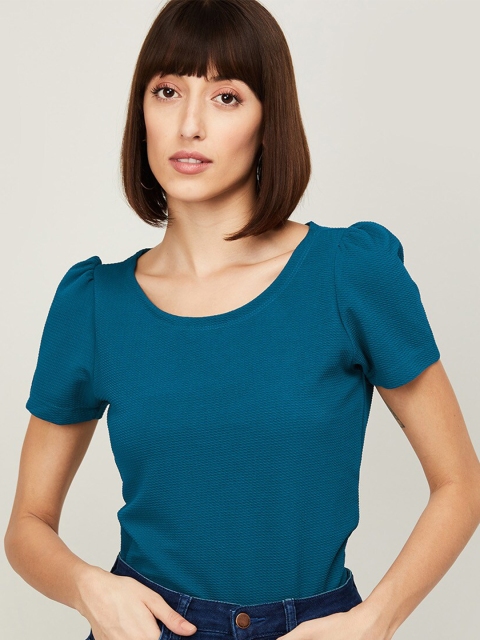 

CODE by Lifestyle Woman Teal Regular Top