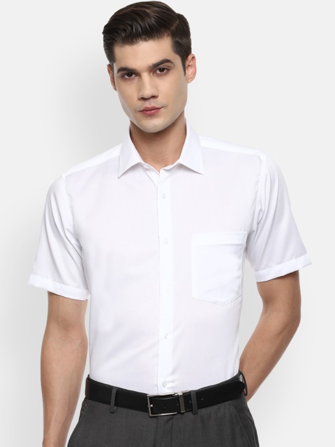 

Van Heusen Men White Opaque Formal Shirt
