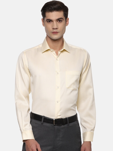 

Van Heusen Men Beige Opaque Formal Shirt