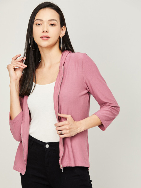 

Fame Forever by Lifestyle Women Peach-Coloured Hooded Sweatshirt