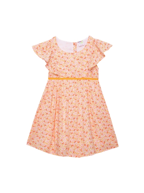 

ZION Girls Multicoloured Floral Dress, Multi