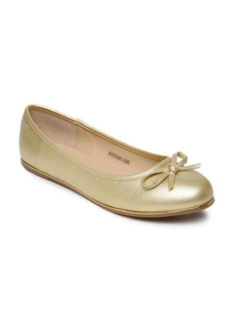 

Allen Solly Women Gold-Toned Ballerinas
