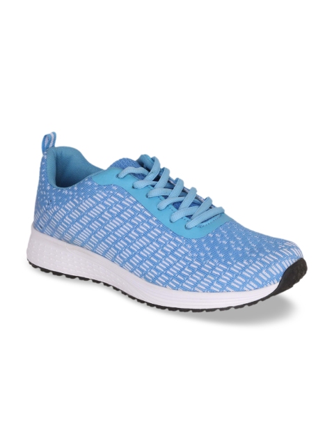 

Lavie Women Blue & White Woven Design Sneakers