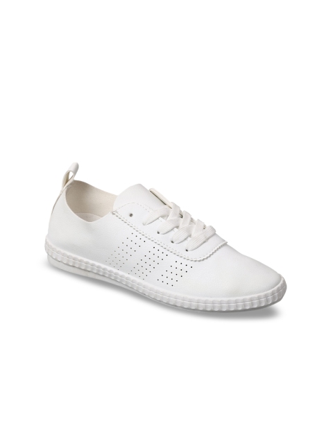 

Lavie Women White Perforations Sneakers