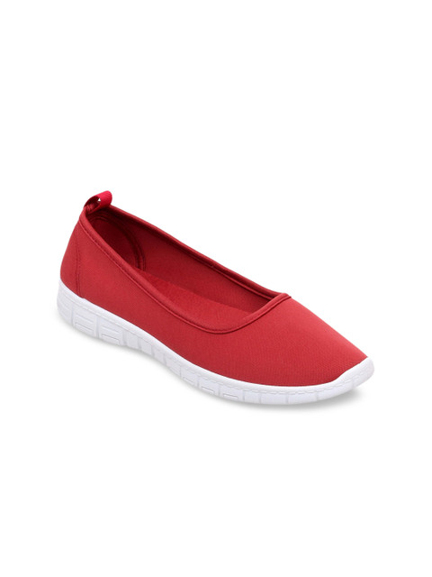 

Lavie Women Red Solid Ballerinas