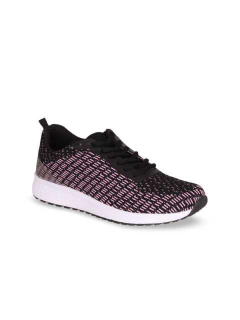 

Lavie Women Black Woven Design Sneakers