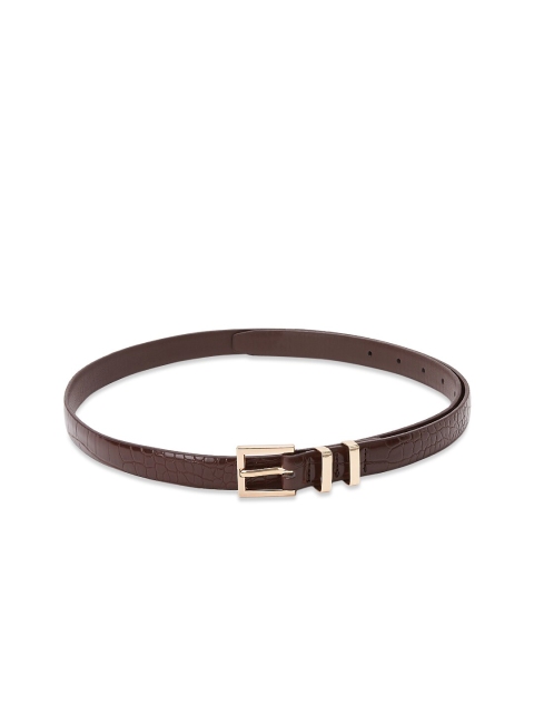 

Forever Glam by Pantaloons Women Brown Croc-Textured Belt