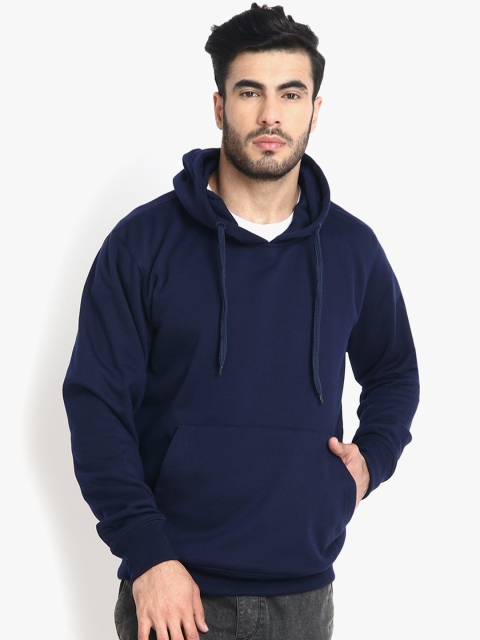 

SWISS MILITARY Men Blue Hooded Sweatshirt