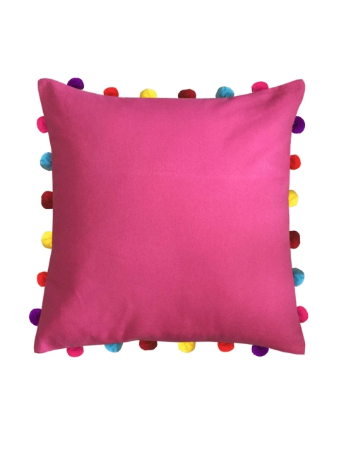 

Lushomes Pink Square Cushion Covers