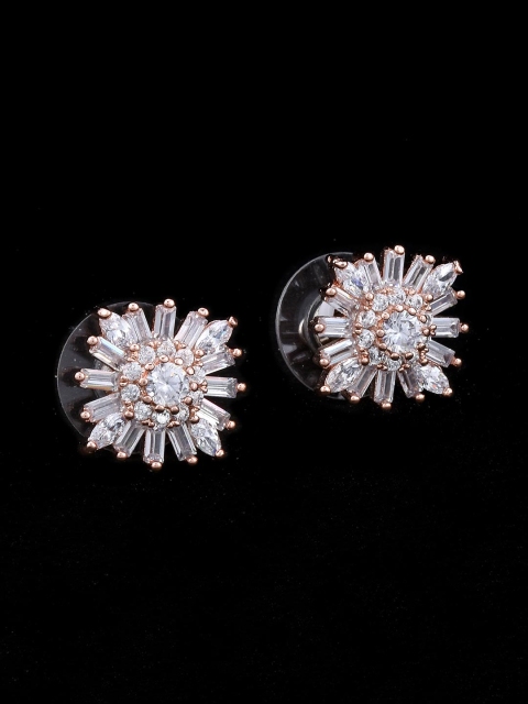 

Tistabene White Contemporary Studs Earrings