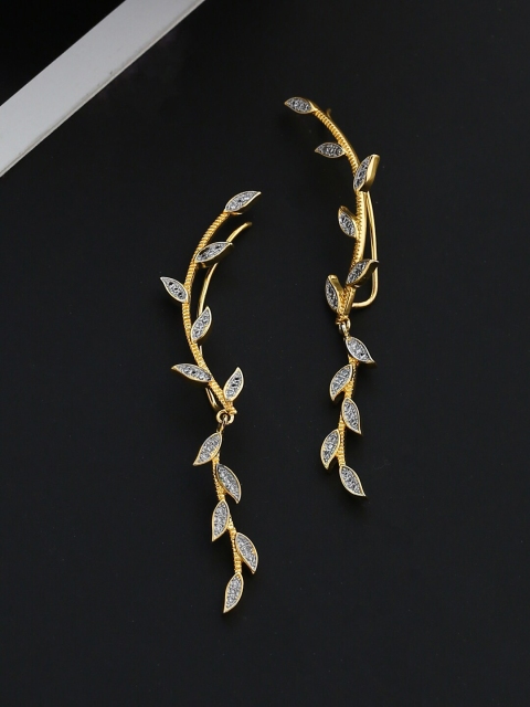 

Tistabene White Contemporary Ear Cuff Earrings
